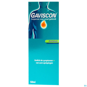 Gaviscon menthe munt susp buv 500ml