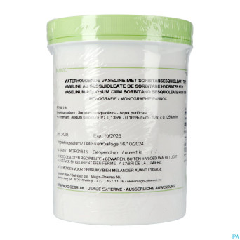 Vaseline sesq.sorbitan hydr. ftm 1kg hew pharma