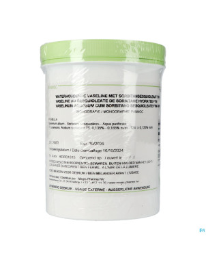 Vaseline sesq.sorbitan hydr. ftm 1kg hew pharma