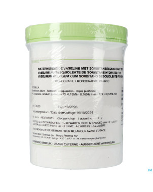 Vaseline sesq.sorbitan hydr. ftm 1kg hew pharma