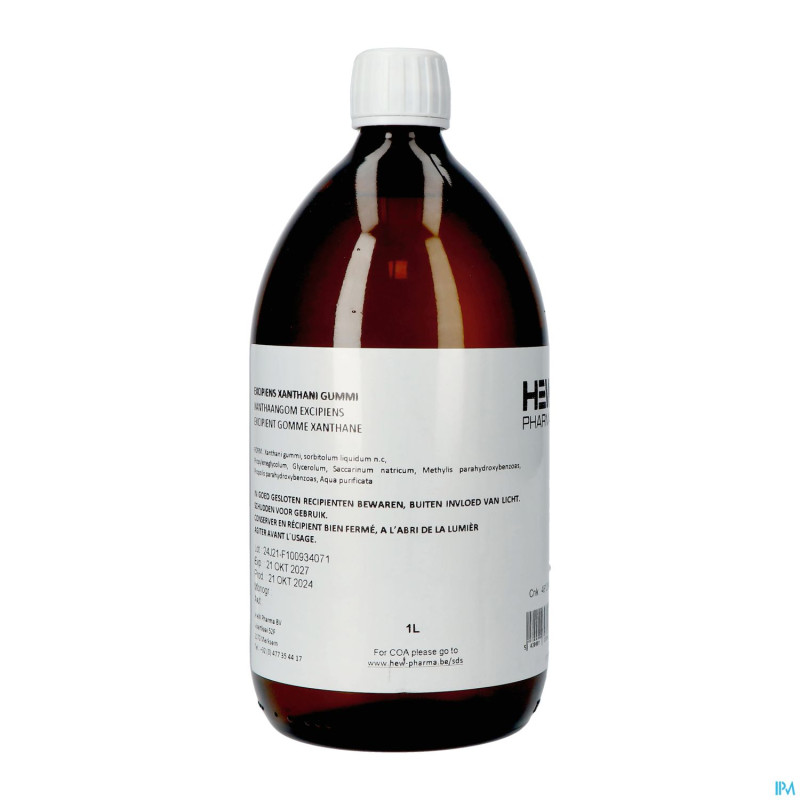 Excipient gomme xanthane 1l hew pharma