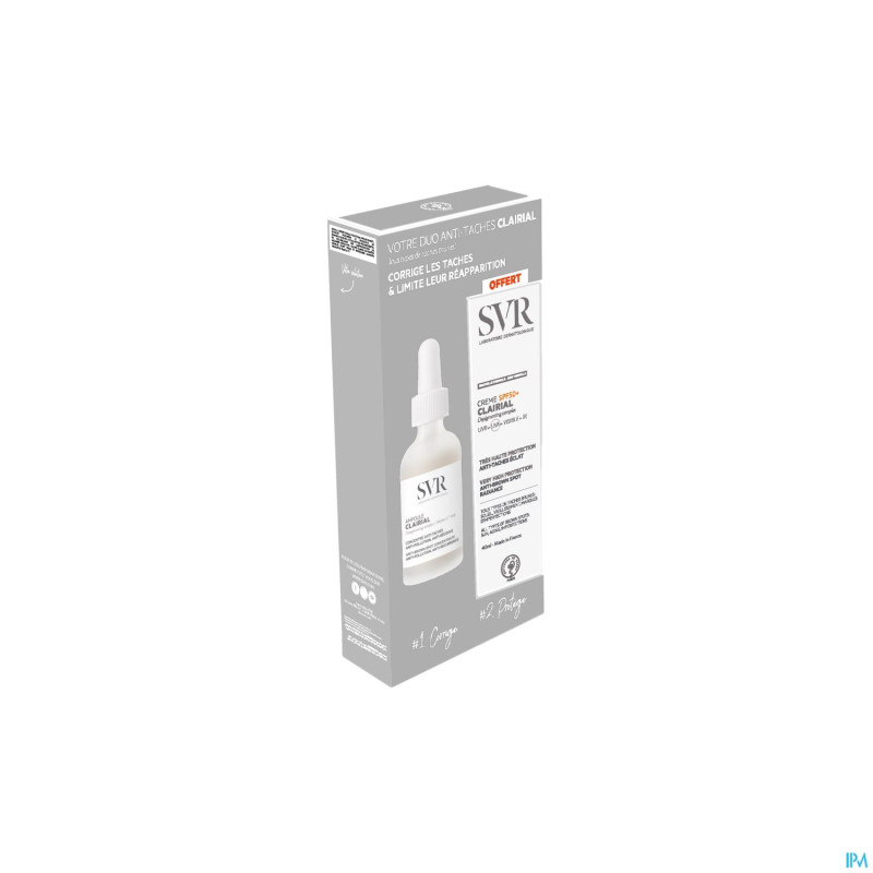 Svr clairial coffret ampoule 30ml+cr spf50+ 40ml