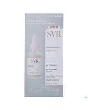 Svr clairial coffret ampoule 30ml+cr spf50+ 40ml