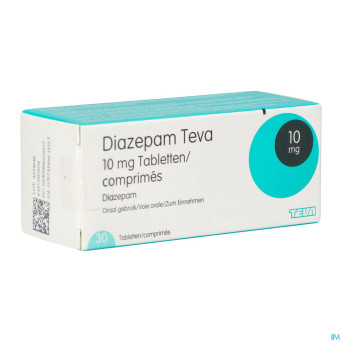 Diazepam teva pi pharma 10mg    comp 30 pip