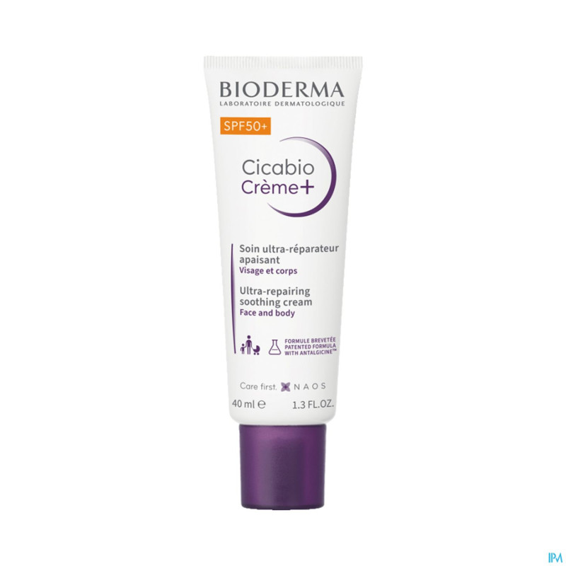 Bioderma cicabio creme+ spf50+ 40ml