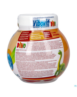 Vibovit junior 4+ dino gommes 50