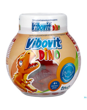Vibovit junior 4+ dino gommes 50