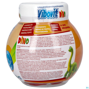 Vibovit junior 4+ dino gommes 50