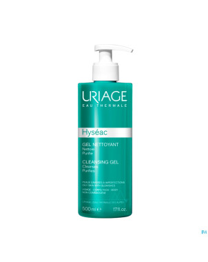 Uriage hyseac gel nettoyant 500ml nf