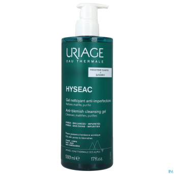 Uriage hyseac gel nettoyant 500ml nf
