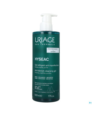 Uriage hyseac gel nettoyant 500ml nf