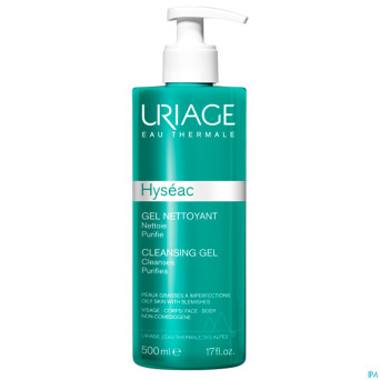 Uriage hyseac gel nettoyant 500ml nf