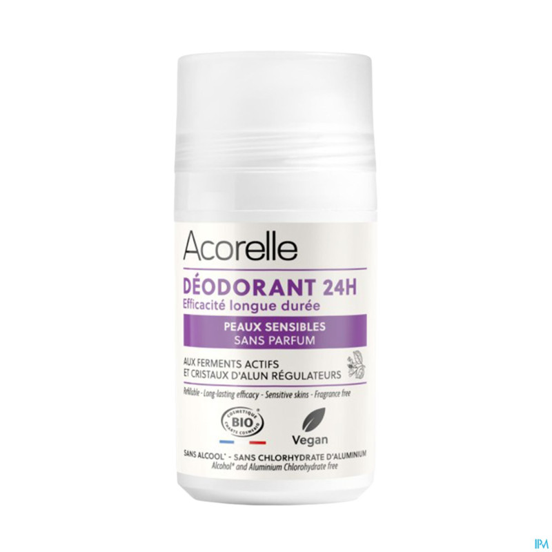 Acorelle deo efficac.long.duree peaux sensibl.50ml