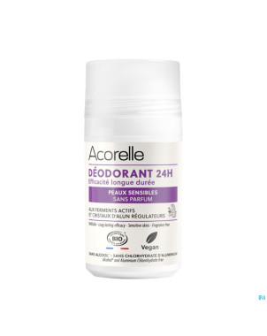 Acorelle deo efficac.long.duree peaux sensibl.50ml
