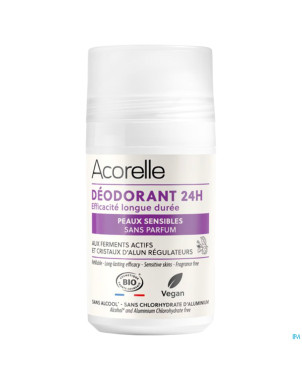 Acorelle deo efficac.long.duree peaux sensibl.50ml