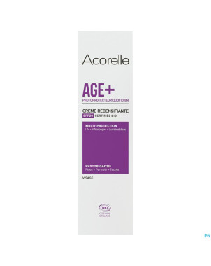 Acorelle cr redensifiante visage age+ spf20  40ml
