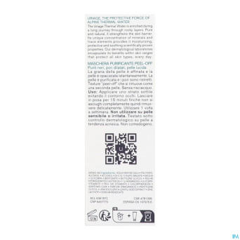 Uriage hyseac masque peel-off 50ml