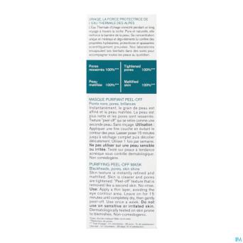 Uriage hyseac masque peel-off 50ml