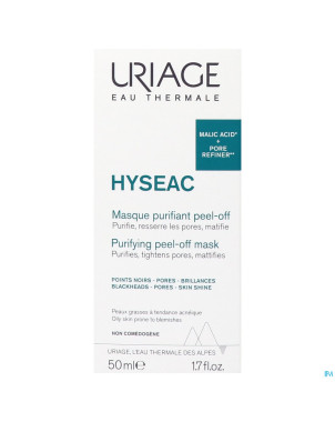 Uriage hyseac masque peel-off 50ml