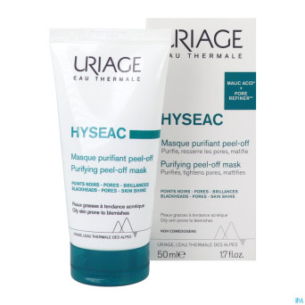 Uriage hyseac masque peel-off 50ml