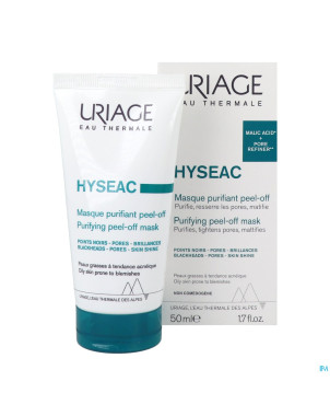 Uriage hyseac masque peel-off 50ml