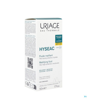 Hyseac fluide matifiant spf50+ 50ml