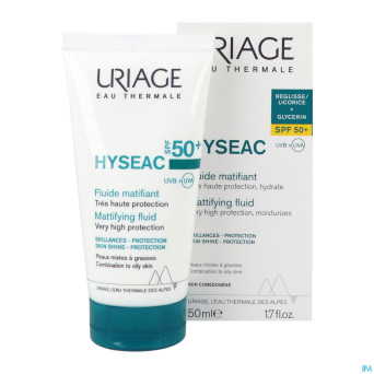 Hyseac fluide matifiant spf50+ 50ml