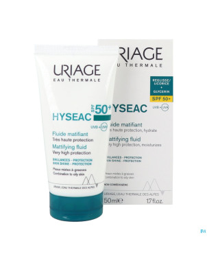 Hyseac fluide matifiant spf50+ 50ml