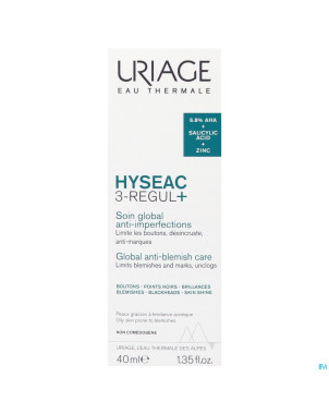 Hyseac 3-regul+soin global a/imperfections 40ml