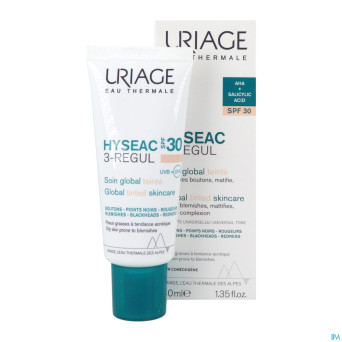 Uriage hyseac 3regul soin global teinte spf30 40ml