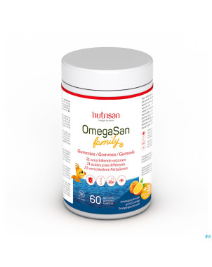 Omegasan family gommes 60 nutrisan