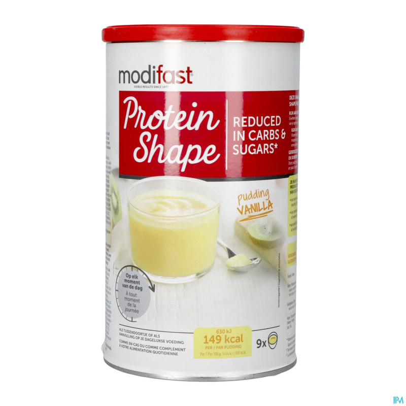 Modifast protein shape vanilla pudding 405g