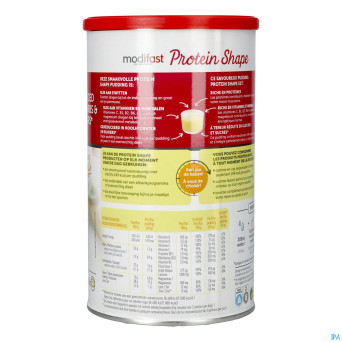 Modifast protein shape vanilla pudding 405g