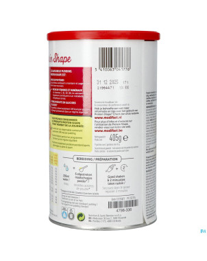 Modifast protein shape vanilla pudding 405g