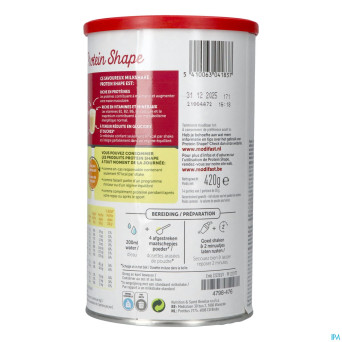 Modifast protein shape vanilla milkshake 420g