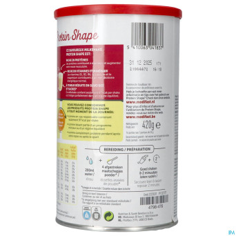 Modifast protein shape vanilla milkshake 420g