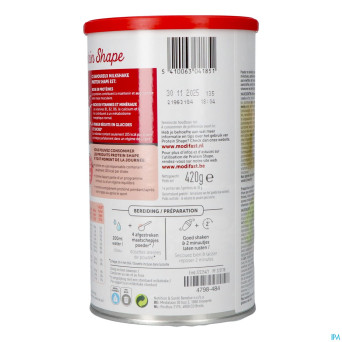Modifast protein shape strawberry milkshake 420g