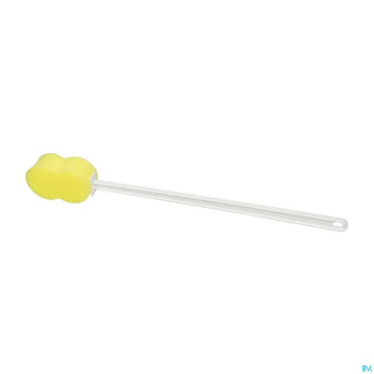 Eponge bain contour manche plastique pliable advys