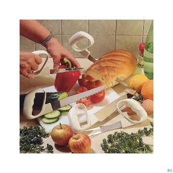 Couteau cuisine reflex manche ergo scie 20cm advys