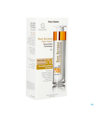 Frezyderm sunscreen velvet color face spf50+50ml