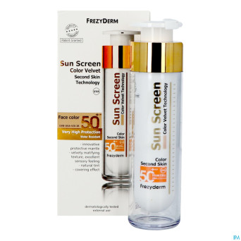 Frezyderm sunscreen velvet color face spf50+50ml