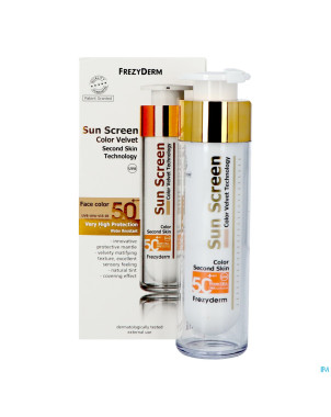 Frezyderm sunscreen velvet color face spf50+50ml