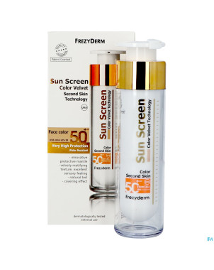 Frezyderm sunscreen velvet color face spf50+50ml