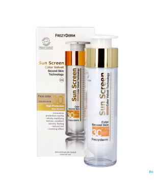 Frezyderm sunscreen velvet color face spf30 50ml