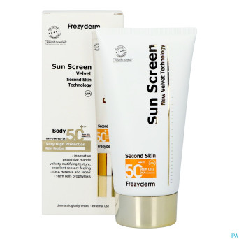Frezyderm sunscreen velvet body spf50+125ml