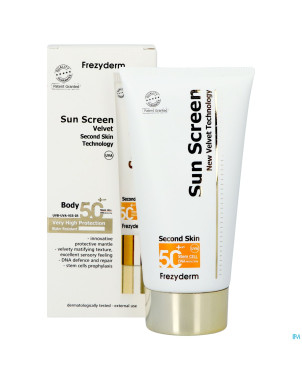Frezyderm sunscreen velvet body spf50+125ml