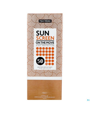Frezyderm sunscreen mist onthemovespray spf50 75ml