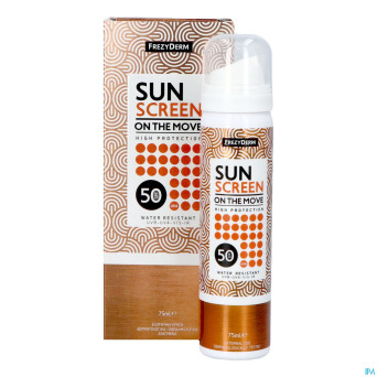 Frezyderm sunscreen mist onthemovespray spf50 75ml