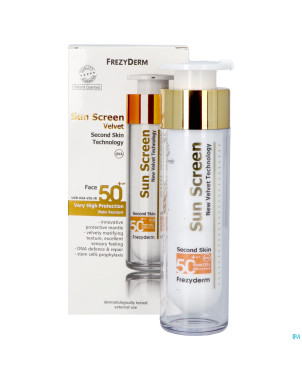 Frezyderm sunscreen velvet face spf 50+ 50ml