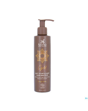 Boho lait scintillant sublimateur corps gold 200ml